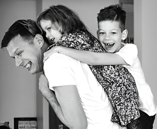 The founder of Buboo and his kids – a real family story