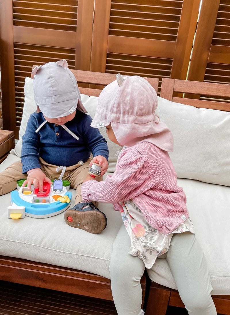 Sun HATS – Cotton & Linen Kids' Sun Caps with Neck Flap