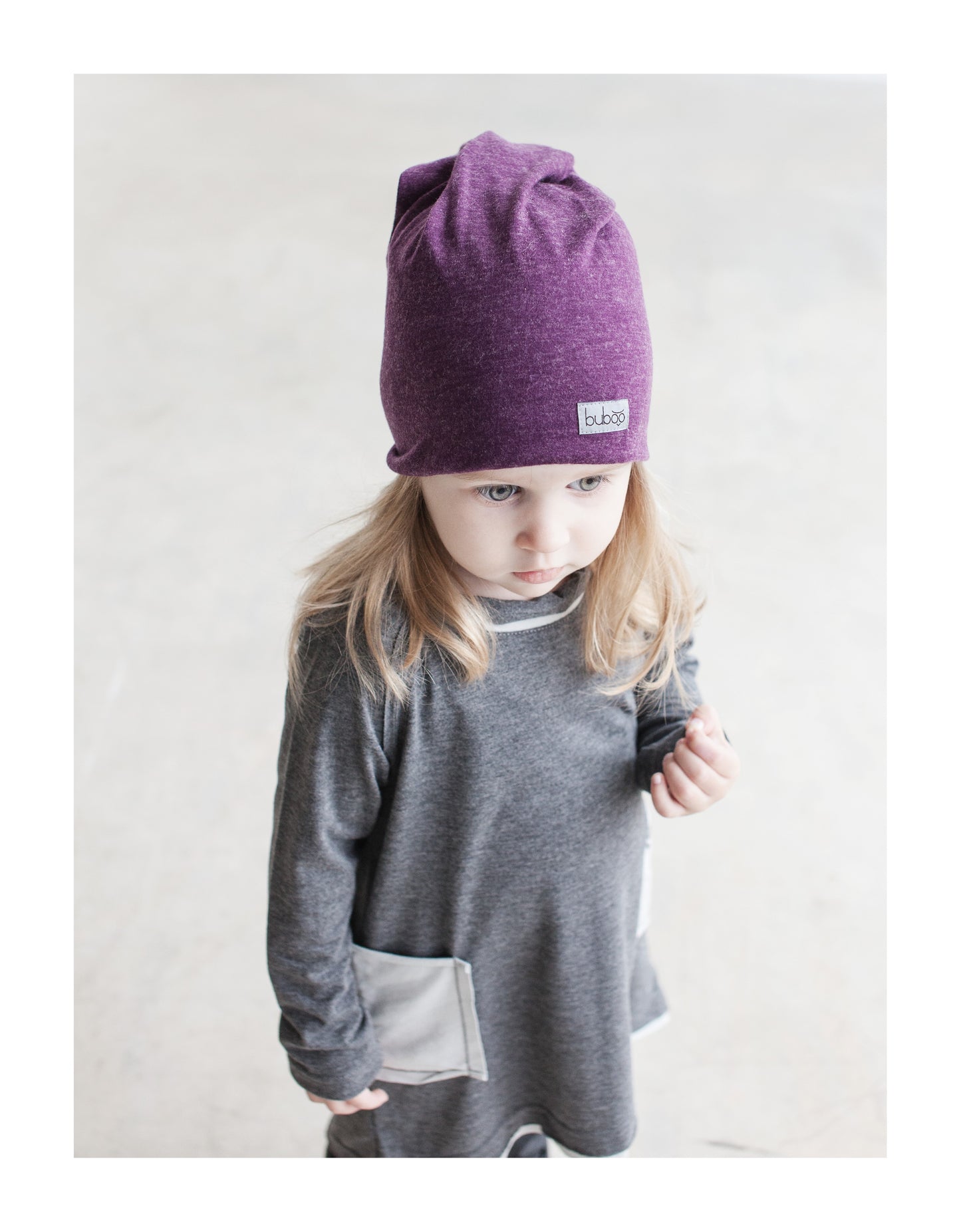 Screw2 Beanie – Eggplant | Stylish Double Beanie with a Modern Twist