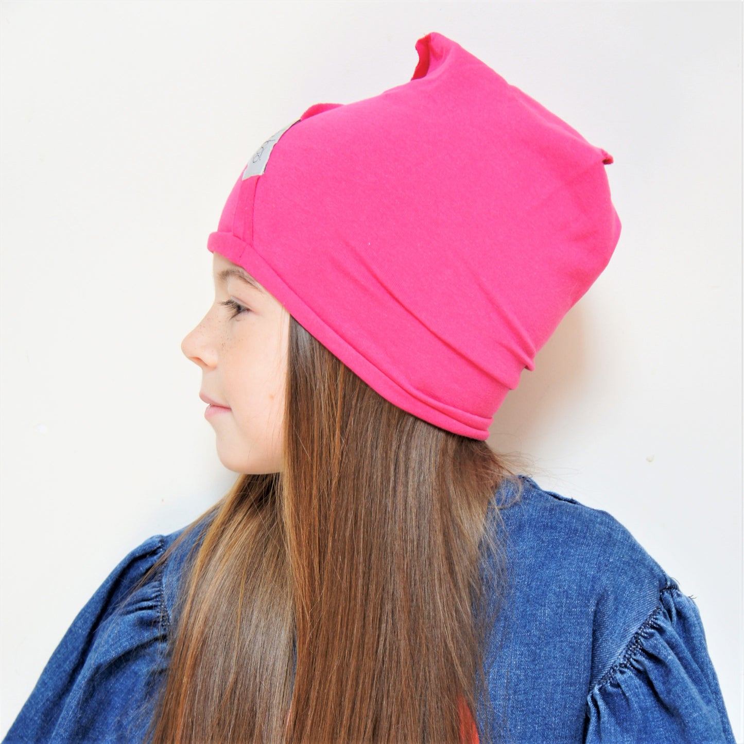 Kids thin cotton beanie UPSIDEDOWN – Watermelon