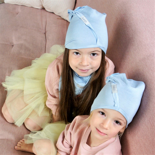 Kids thin cotton beanie UPSIDEDOWN – Cloud