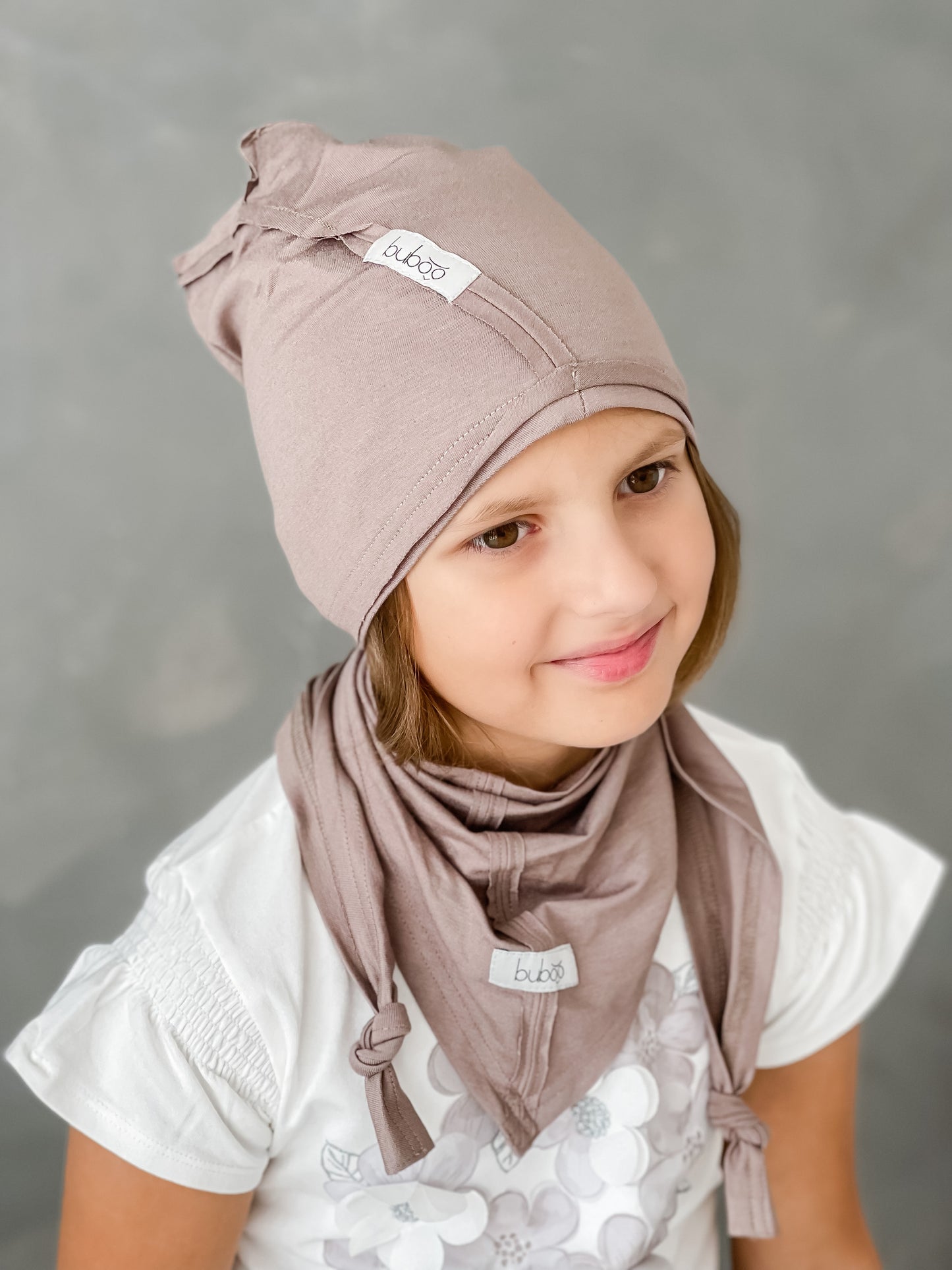 Kids double-layer cotton beanie UPSIDEDOWN – Cocoa