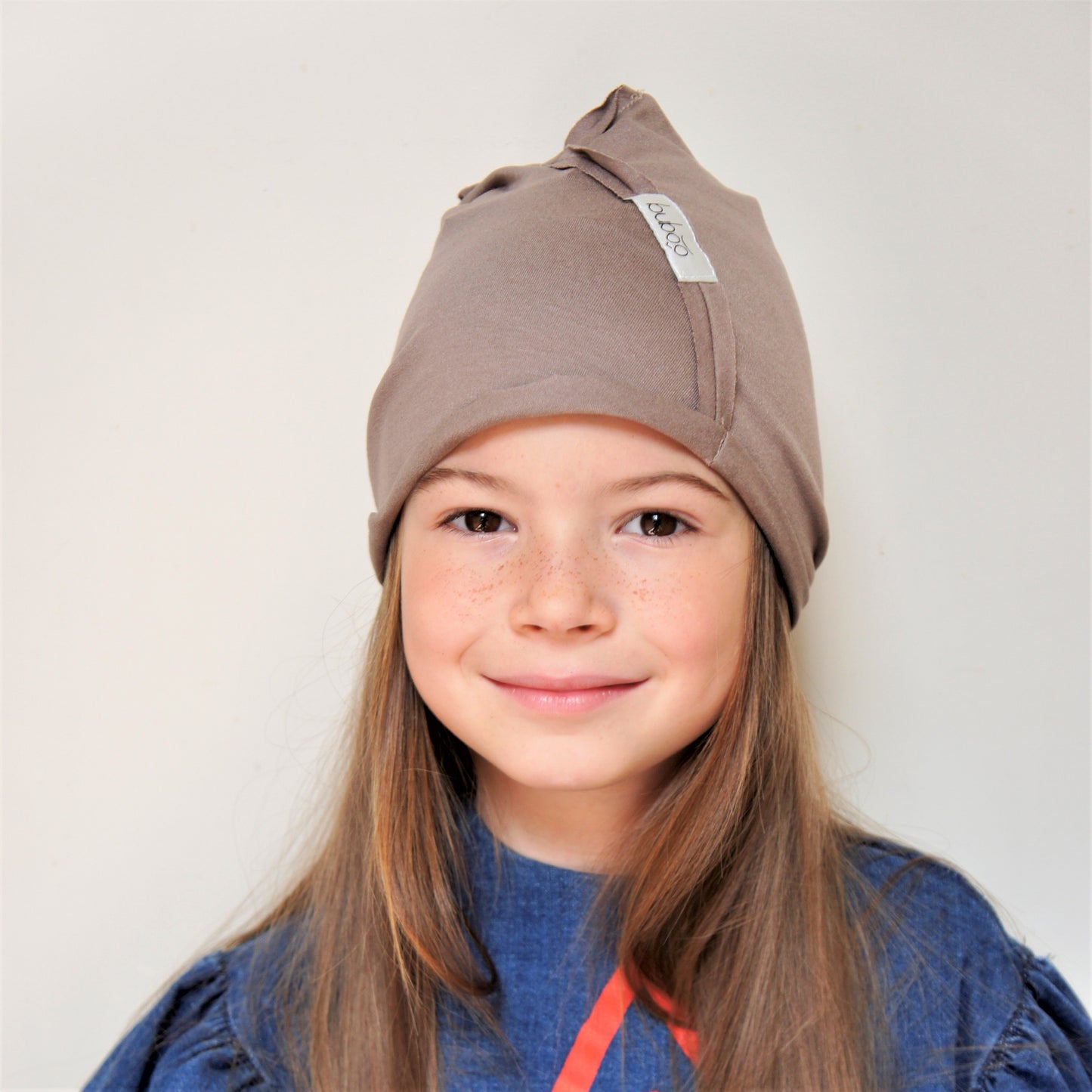 Kids thin cotton beanie UPSIDEDOWN – Cocoa