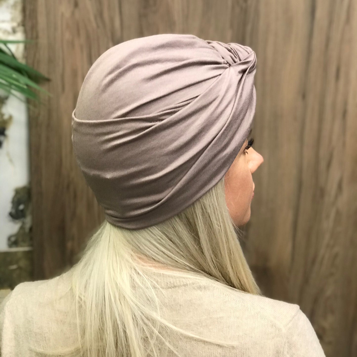 Summer thin beanie turban KNOT - Stump
