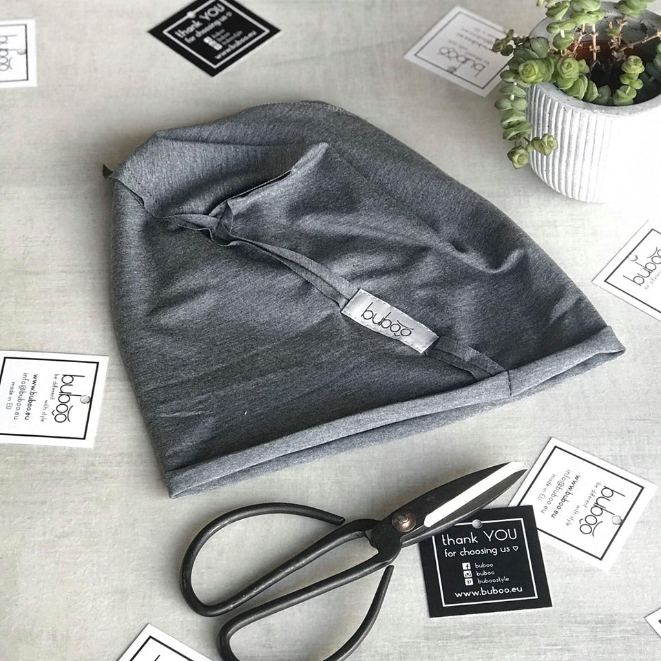 Kids modal-cotton beanie UPSIDEDOWN – Grey Dandelion