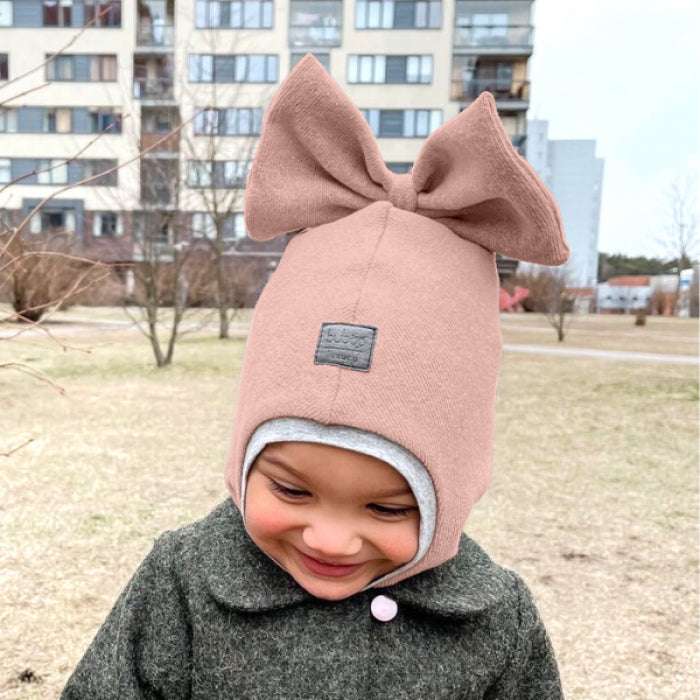Luxury Fashionista Cotton Girls – Ash Rose | Autumn/Winter/Spring Hat – BUBOO