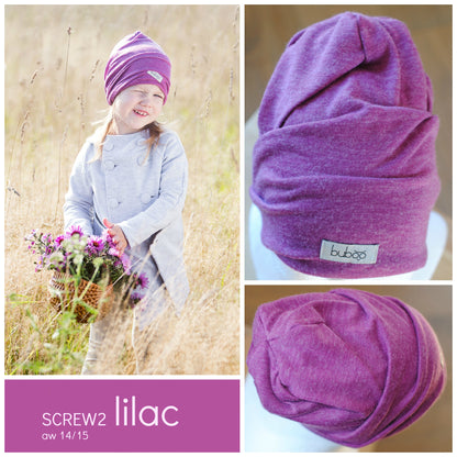Screw2 Beanie – Lilac | Gentle & Trendy Twisted Beanie for All Ages
