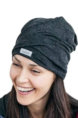 Screw2 Beanie – Black Grey Stump | Versatile Beanie with Elegant Contrast