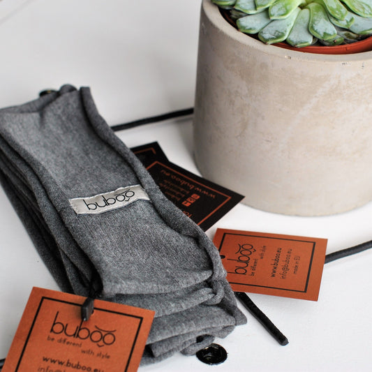 Stylish headband SIMPLE  Grey Dandelion