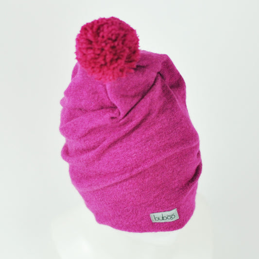 GNOM double layered wool beanie lilac