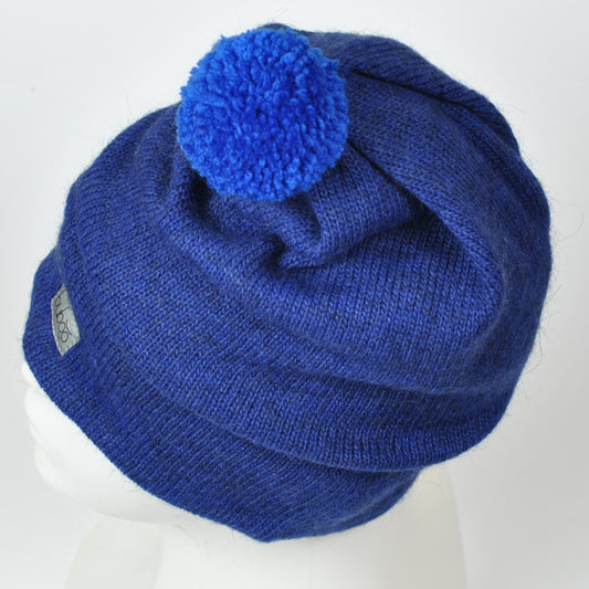 GNOM double layered wool beanie corn flower