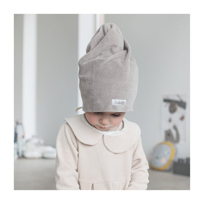 SCREWcz double layered velour beanie sand
