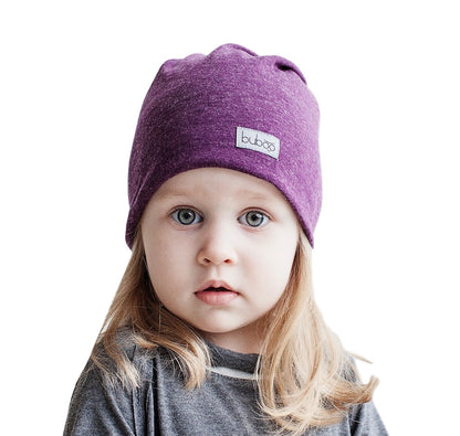 Screw2 Beanie – Eggplant | Stylish Double Beanie with a Modern Twist