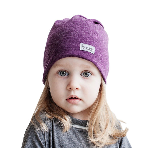 Screw2 Beanie – Eggplant | Stylish Double Beanie with a Modern Twist