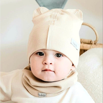 Kids snood scarf for spring  fall - cream