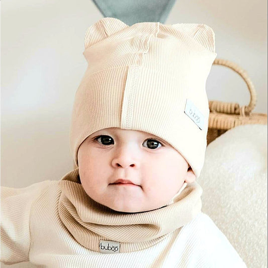 Kids snood scarf for spring  fall - cream