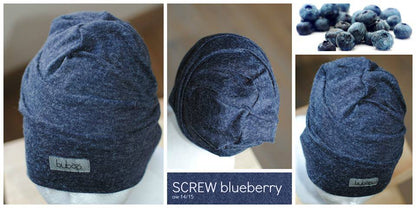 Screw2 Beanie – Blueberry | Non-Itchy, Fashionable Beanie for Daily Wear