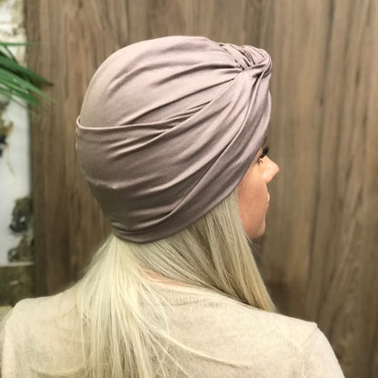 Summer thin beanie turban KNOT - Stump