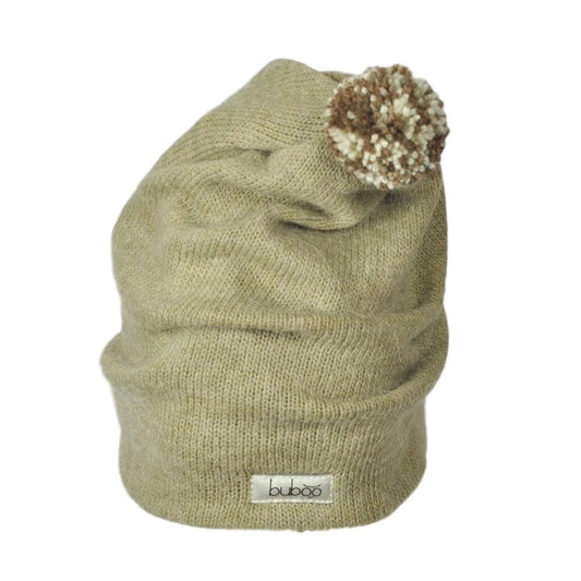 GNOM double layered wool beanie sand