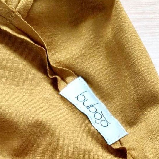 Kids' Spring & Summer Scarf UPSIDEDOWN MUSTARD – Soft, Breathable, Triangle Design