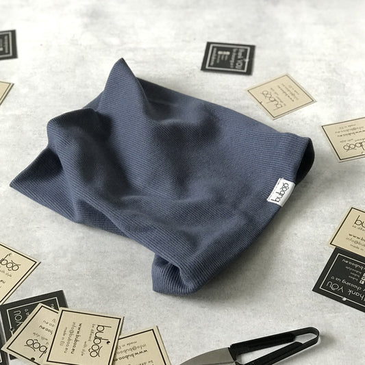 Kids snood scarf for spring  fall - blue color