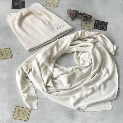 Kids spring summer scarf TRENDY milk foam