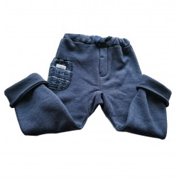 warm POCKET pants blueberry with wool pocket (new)