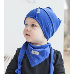 Kids spring scarf UPSIDEDOWN cornflower