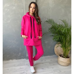 Female stylish leisure pants BUBOO active, watermelon