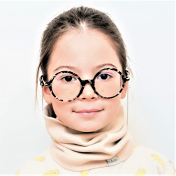 Kids snood scarf for spring, fall - Sand