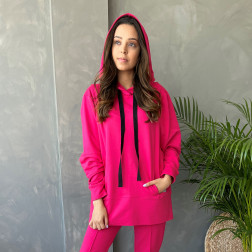 Woman stylish leisure jumper BUBOO active, watermelon