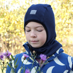 Kid's hat helmet for spring / autumn / winter BUBOO luxury, blue