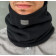 Stylish man snood scarf for spring fall or winter BUBOO luxury - Black