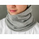 Stylish man snood scarf for spring fall or winter BUBOO luxury - Grey