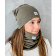 Woman beanie for spring fall or winter BUBOO luxury - Chaki