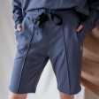 Female stylish leisure shorts BUBOO active, blue - indigo