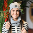 Woman beanie for spring fall or winter BUBOO luxury - Grey