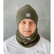 Man beanie for spring fall or winter BUBOO luxury - Chaki