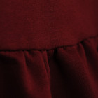 Female stylish dress FLORENCE Burgundy with blown stylish sleeves