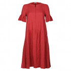 Female stylish soften linen dress ARUBA Raspberry