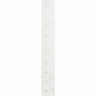 Kid's white natural plywood Buboo growth chart "Let's grow up together"
