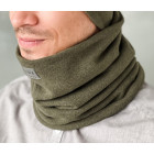 Stylish man snood scarf for spring fall or winter - Chaki