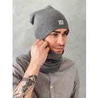 Man fall beanie hat - Dark grey