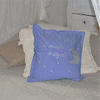 Interior pillow with print MYLIU TAVE, cloud