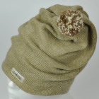 GNOM double layered wool beanie sand