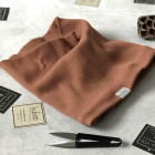 Kids snood scarf for spring, fall - Caramel