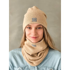 Women's scarf - comfortable, cozy, perfect - light brown, Camel