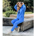 Woman stylish leisure jumper BUBOO active, bluish
