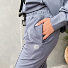 Female stylish leisure pants WOW, blue - indigo