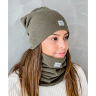 Woman fall winter beanie hat - Chaki